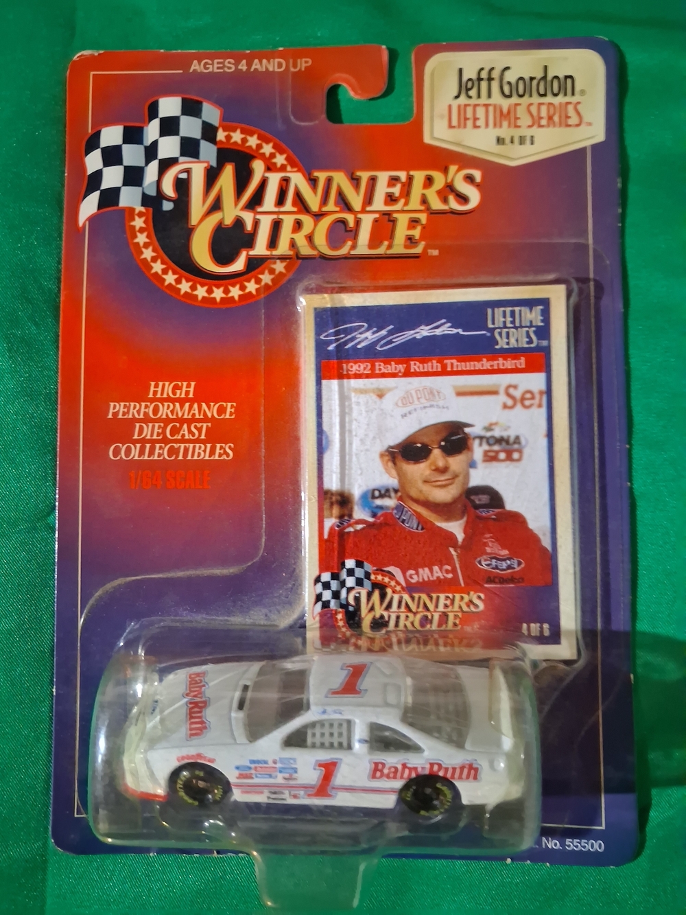 Winner's Circle Jeff Gordon Baby Ruth #1 Die-Cast Car 4 Of 6